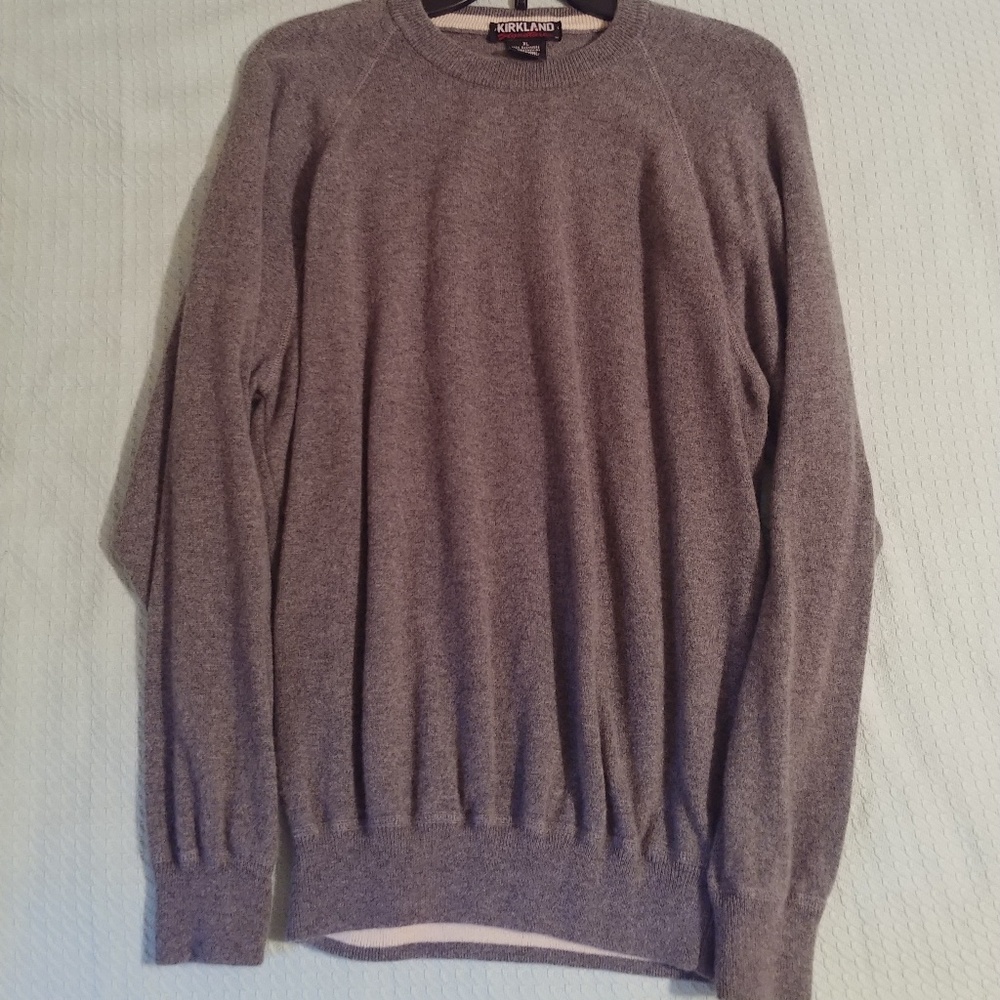 XL Men's Kirkland Signature 100% Cashmere Sweater